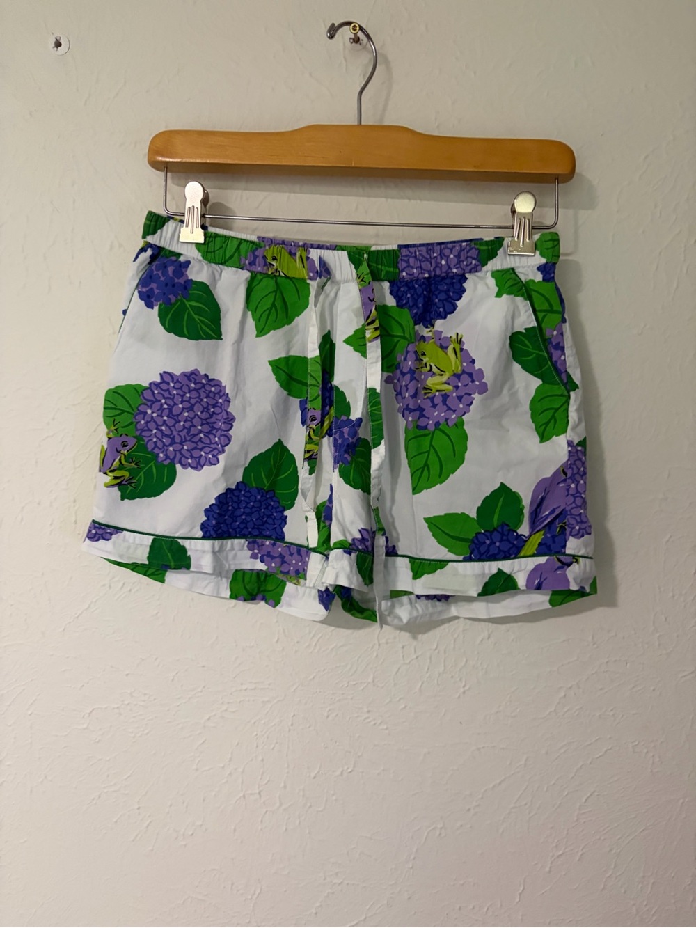 Printfresh Hydrangea Hideaway Woemen's Shorts Size Small